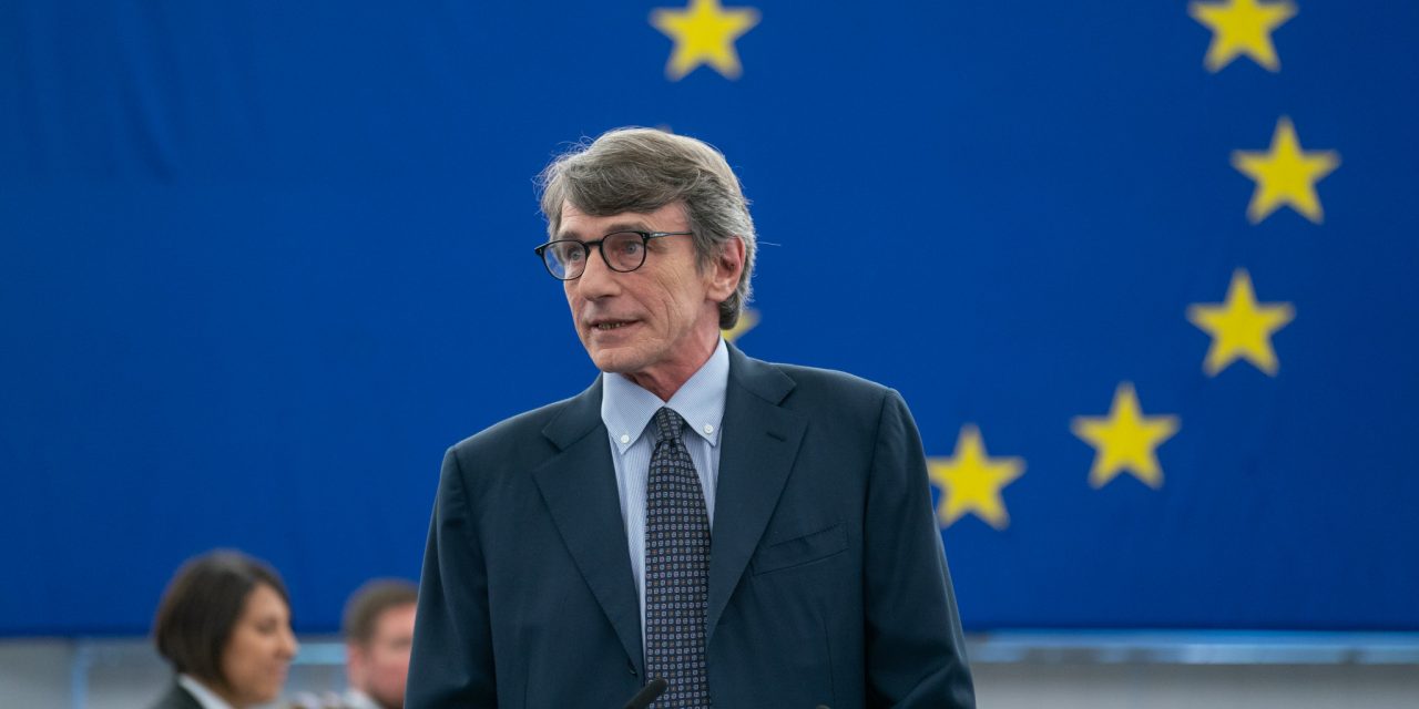 David Sassoli, Uomo europeo e Presidente
