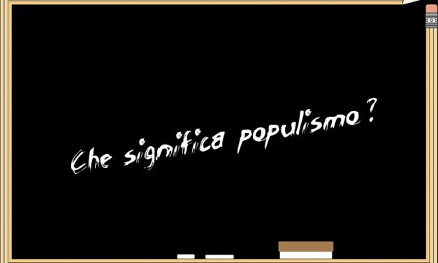 Un populismo da abrogare