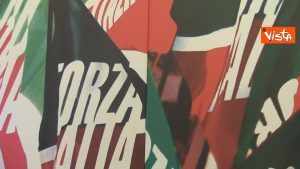 Berlusconi, Bandiere di Forza Italia